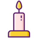 external candle-winter-season-flaticons-lineal-color-flat-icons-2 icon