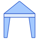 external canopy-camping-flaticons-lineal-color-flat-icons-7 icon