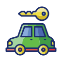 external car-rental-vacation-planning-road-trip-flaticons-lineal-color-flat-icons-2 icon