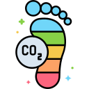 external carbon-footprint-sustainable-living-flaticons-lineal-color-flat-icons-4 icon