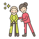 external caring-in-home-service-flaticons-lineal-color-flat-icons icon