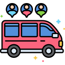 external carpool-sustainable-living-flaticons-lineal-color-flat-icons-2 icon