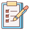 external checklist-logistics-flaticons-lineal-color-flat-icons-3 icon