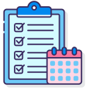external checklist-work-from-home-flaticons-lineal-color-flat-icons-2 icon