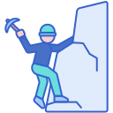 external climbing-vacation-planning-skiing-and-snowboarding-flaticons-lineal-color-flat-icons icon