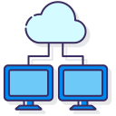 external cloud-web-hosting-flaticons-lineal-color-flat-icons-2 icon
