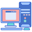 external computer-home-appliance-flaticons-lineal-color-flat-icons-6 icon