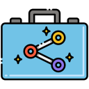 external connections-team-building-flaticons-lineal-color-flat-icons icon