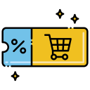 external coupon-merchandising-flaticons-lineal-color-flat-icons icon