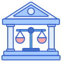 external court-police-flaticons-lineal-color-flat-icons-3 icon