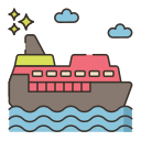 external cruise-all-inclusive-flaticons-lineal-color-flat-icons icon