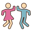 external dancing-dance-flaticons-lineal-color-flat-icons-26 icon