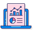 external data-analytics-social-media-agency-flaticons-lineal-color-flat-icons-3 icon