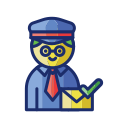 external delivery-courier-postal-service-flaticons-lineal-color-flat-icons icon