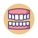 external denture-dental-flaticons-lineal-color-flat-icons icon