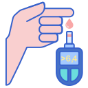 external diabetes-cbd-oil-flaticons-lineal-color-flat-icons icon