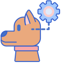 external dog-emergency-services-flaticons-lineal-color-flat-icons icon