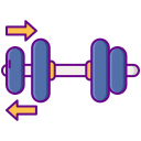 external dumbell-fitness-at-home-flaticons-lineal-color-flat-icons icon