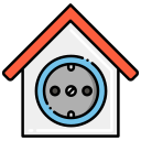 external electricity-construction-flaticons-lineal-color-flat-icons icon