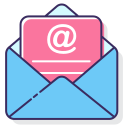 external email-communication-media-flaticons-lineal-color-flat-icons icon