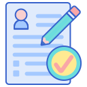 external enrollment-university-flaticons-lineal-color-flat-icons icon