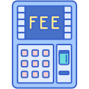 external fee-digital-nomading-relocation-flaticons-lineal-color-flat-icons icon