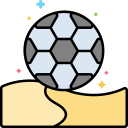 external football-ball-football-soccer-flaticons-lineal-color-flat-icons-3 icon