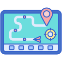 external gps-vacation-planning-skiing-and-snowboarding-flaticons-lineal-color-flat-icons icon