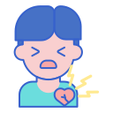 external heart-disease-cbd-oil-flaticons-lineal-color-flat-icons icon