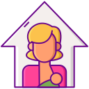 external lactation-room-coworking-space-flaticons-lineal-color-flat-icons-3 icon