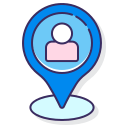 external location-map-and-navigation-flaticons-lineal-color-flat-icons-5 icon