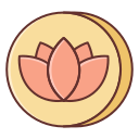 external lotus-yoga-flaticons-lineal-color-flat-icons icon