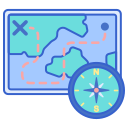 external maps-and-location-tropical-flaticons-lineal-color-flat-icons icon