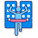external marathon-urban-sports-flaticons-lineal-color-flat-icons-2 icon