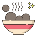 external meatballs-food-drink-flaticons-lineal-color-flat-icons-2 icon