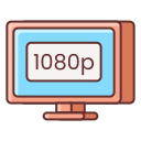 external monitor-device-flaticons-lineal-color-flat-icons icon