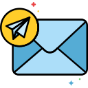 external paper-plane-contact-us-flaticons-lineal-color-flat-icons icon