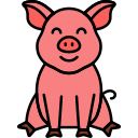 external pig-animal-flaticons-lineal-color-flat-icons-3 icon
