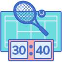 external point-tennis-flaticons-lineal-color-flat-icons-5 icon