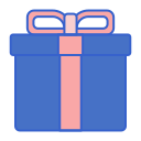 external present-cyber-monday-flaticons-lineal-color-flat-icons icon