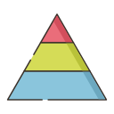 external pyramid-chart-infographic-flaticons-lineal-color-flat-icons-6 icon