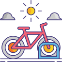 external rack-vacation-planning-cycling-tour-flaticons-lineal-color-flat-icons-2 icon