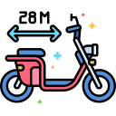 external range-personal-transportation-flaticons-lineal-color-flat-icons icon