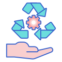 external recycling-recycling-center-flaticons-lineal-color-flat-icons-20 icon