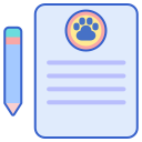 external registration-veterinary-flaticons-lineal-color-flat-icons icon