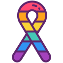 external ribbon-lgbt-icons-flaticons-lineal-color-flat-icons icon