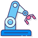 external robotic-arm-robotics-flaticons-lineal-color-flat-icons icon