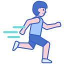 external running-gamification-flaticons-lineal-color-flat-icons-2 icon