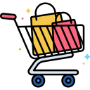 external shopping-cart-black-friday-flaticons-lineal-color-flat-icons icon