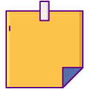 external sticky-note-back-to-school-flaticons-lineal-color-flat-icons-3 icon